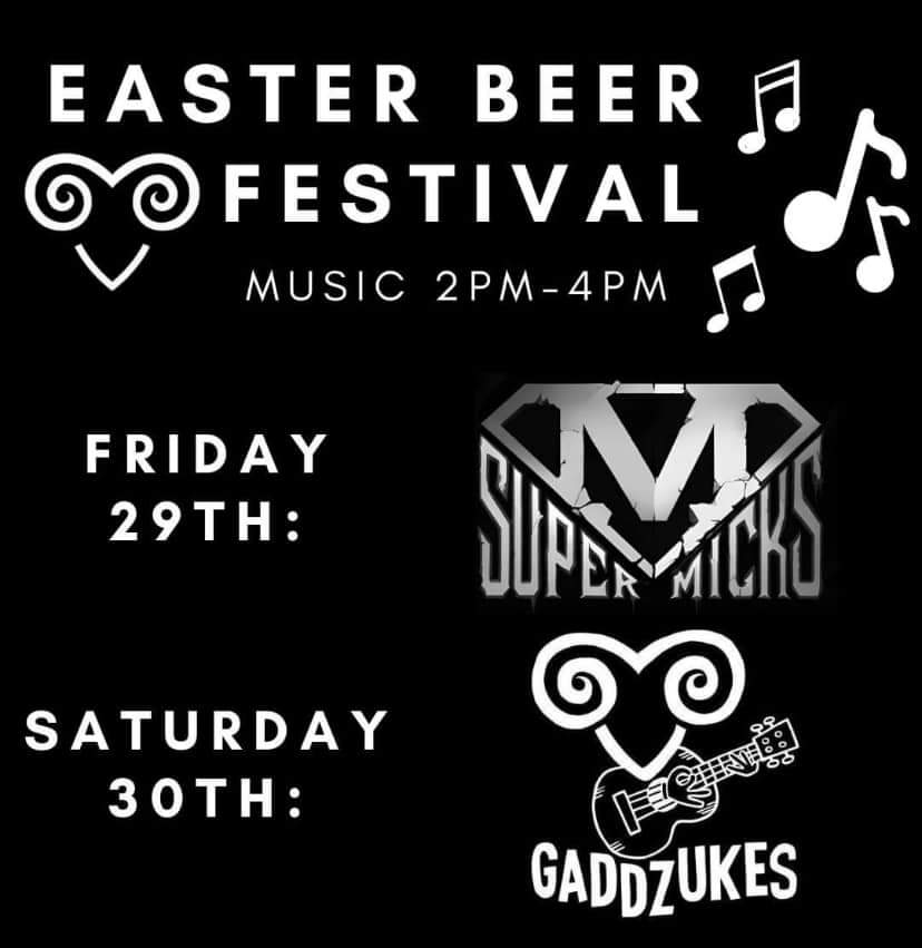 We're playing the Easter Beer Festival at GADDS' Ramsgate Brewery tomorrow at 2pm. See you there 🍺🍺🍺