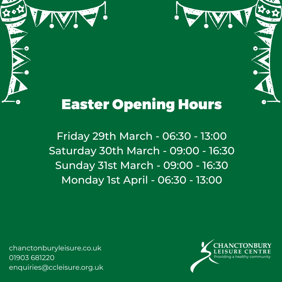 Here are our opening hours over the Easter Bank Holiday weekend 🕰️