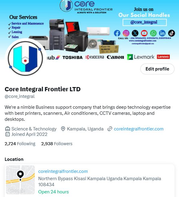 core_integral's tweet image. Look no further for a tech center in Kampala! Our top-notch services and expertise will meet all your tech needs. #KampalaTech #TechCenter