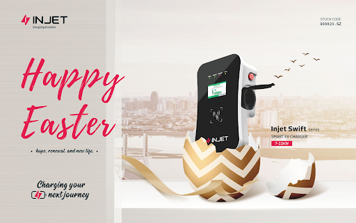 Injetnewenergy's tweet photo. 🐰 Happy Easter from INJET New Energy! 🐣
Let's celebrate the joys of renewal and sustainability! Just like the Easter bunny hopping into action, why not hop into our EV charging stations for a eco-friendly recharge?🥚🌷 Wishing you all a day filled with joy and peace! 🐇🔌 https://t.co/r0hAw80USj