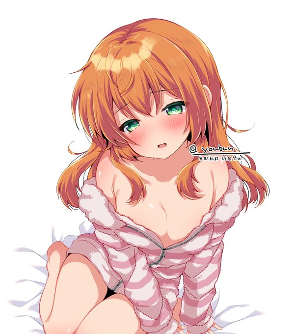 とろ～んな表情で見上げてくる色っぽ遥さん今日はサミーの日#Skeb #ツインパ #ハルカッ 