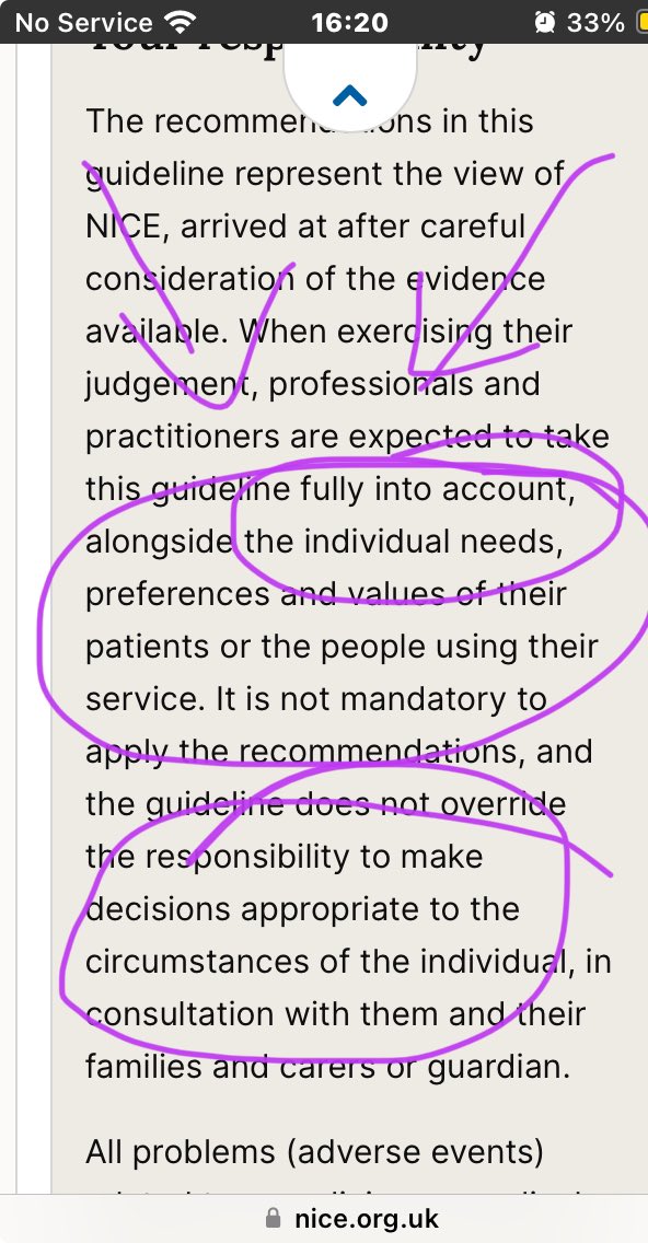 lucypgeridoc's tweet image. I’d bring the NICE guideline for HI ie this! And the need for public discussion of #RealisticMedicine and #WhatMattersMost and training for AHPs and support from Coroners - #BeyondTheAlgorithm