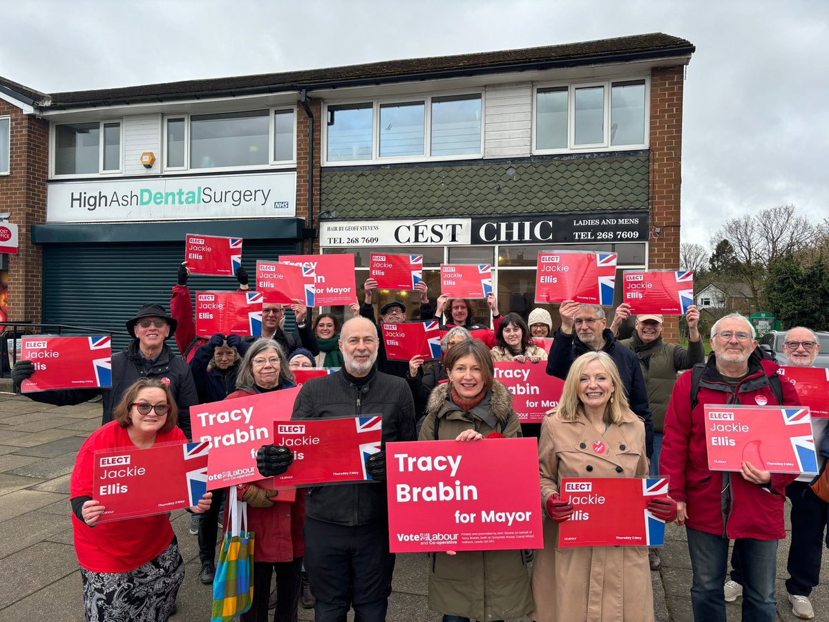 Fantastic to be out in Alwoodley with @TracyBrabin and @JackieAlwoodley Jackie is working with Tracy to save the 48 bus. Tracy’s decision to franchise our buses means we can ensure Alwoodley isn’t isolated. If you want better buses in Alwoodley, #VoteLabour on Thursday 2nd May.