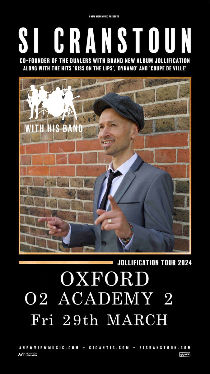 Celebrate Good Friday with the band & me tonight @O2AcademyOxford tickets £20 on door from 6.30pm Showtime 7pm - Trust Me ! there’s nothing better 2do 😂🔥👏#Oxford