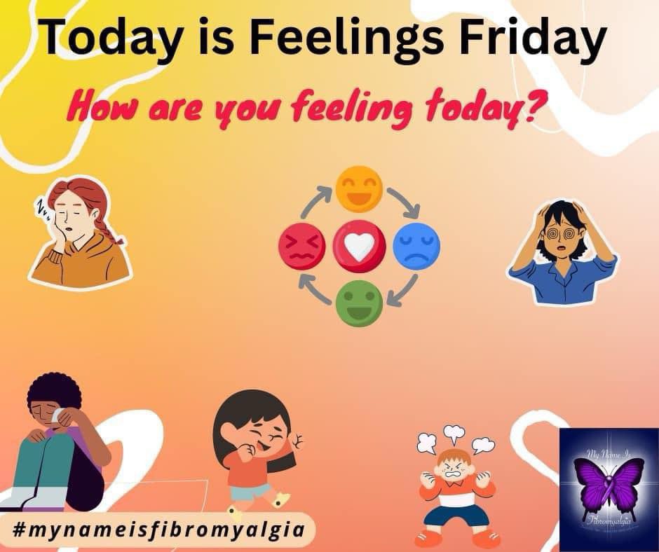How are you doing on this Feelings Friday? 

Fibromyalgia can really hit you hard physically, emotionally and mentally. 

Never forget that your feelings are always valid. We are here for you. 

Darren and Tanya 

#mynameisfibromyalgia
#theultimateguidetofibromyalgia
#Spoonie…