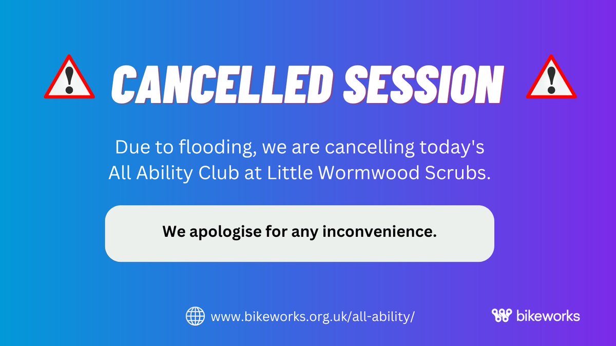 Owing to extreme weather this week, rain has flooded our Friday Club. We're sorry to be cancelling this session.