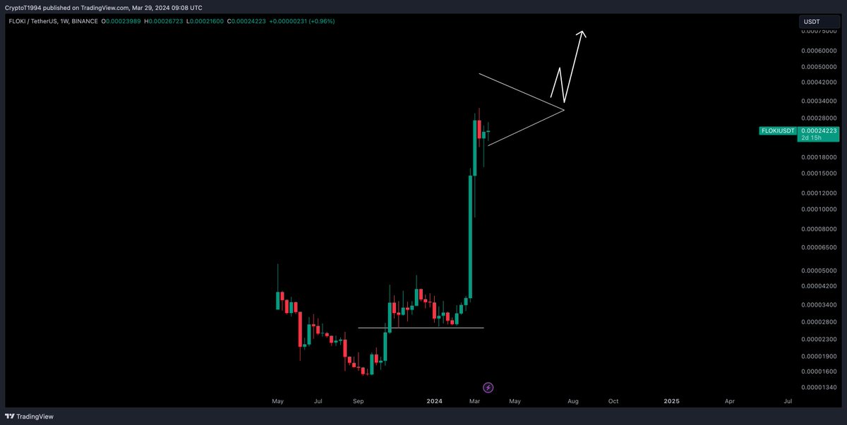 $FLOKI / $USD - Update Consolidate before the next leg up IMO