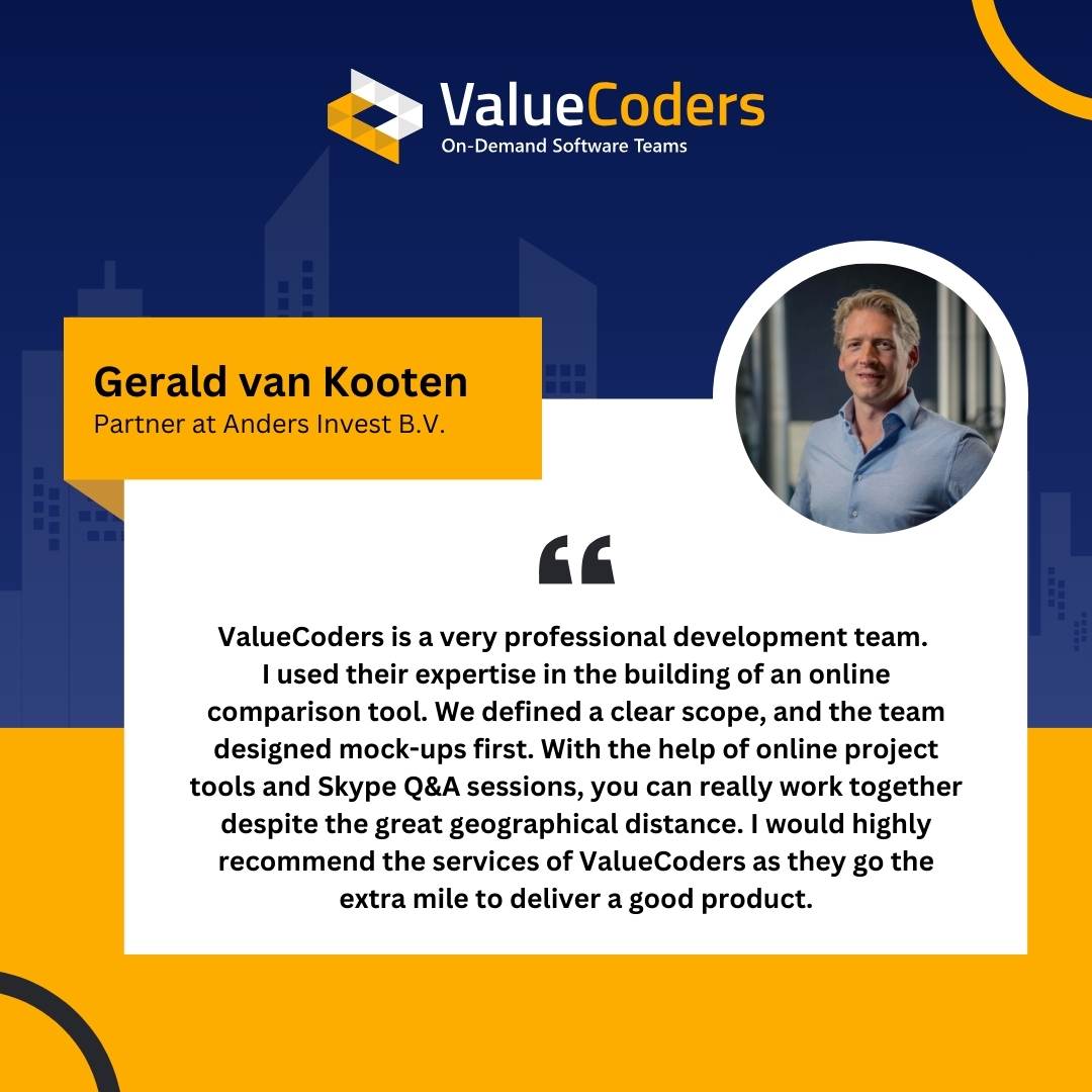 At ValueCoders, we're honored to serve you as your trusted IT solutions provider. Your continued support and trust inspire us to push the boundaries of innovation every day. valuecoders.com/testimonials #CustomerAppreciation #ITsolutions #ValueCoders #Gratitude