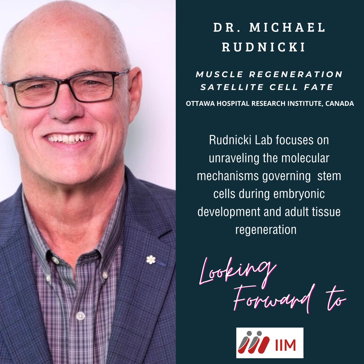 Interuniversity Institute of Myology (@iim_myology) on Twitter photo We are thrilled to announce the attendance of Dr. Michael Rudnicki at the IIM Conference 2024!
<a href="/MRudnickiOHRI/">Michael A. Rudnicki</a>
<a href="/Rudnicki_Lab/">Rudnicki Lab</a>
#muscle #satellitecells #myogenesis #conference #assisi #science #biology #waitingfor #research We are thrilled to announce the attendance of Dr. Michael Rudnicki at the IIM Conference 2024!
<a href="/MRudnickiOHRI/">Michael A. Rudnicki</a>
<a href="/Rudnicki_Lab/">Rudnicki Lab</a>
#muscle #satellitecells #myogenesis #conference #assisi #science #biology #waitingfor #research