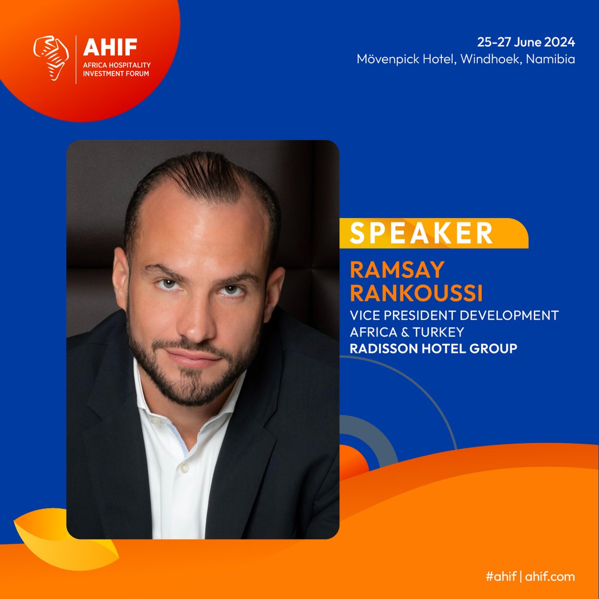 Ramsay Rankoussi, spearheading Radisson Hotel Group's strategic expansion across Africa & Turkey, boasts an impressive track record of over 100 successful hotel transactions. Gain insights from a hospitality powerhouse! Secure your spot at AHIF 2024. ahif.com