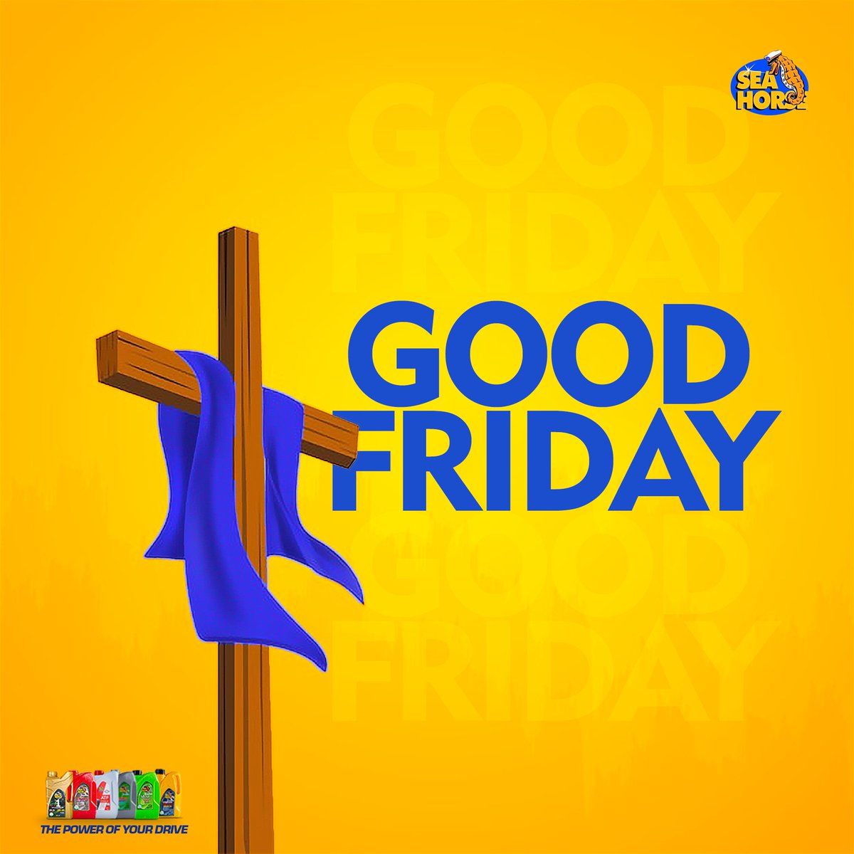 Oh what a blessed Friday! 

Reflecting on grace, finding peace in faith, and embracing the journey with His unwavering love.

#GoodFriday #SeaHorseLubricants #ThePowerOfYourDrive