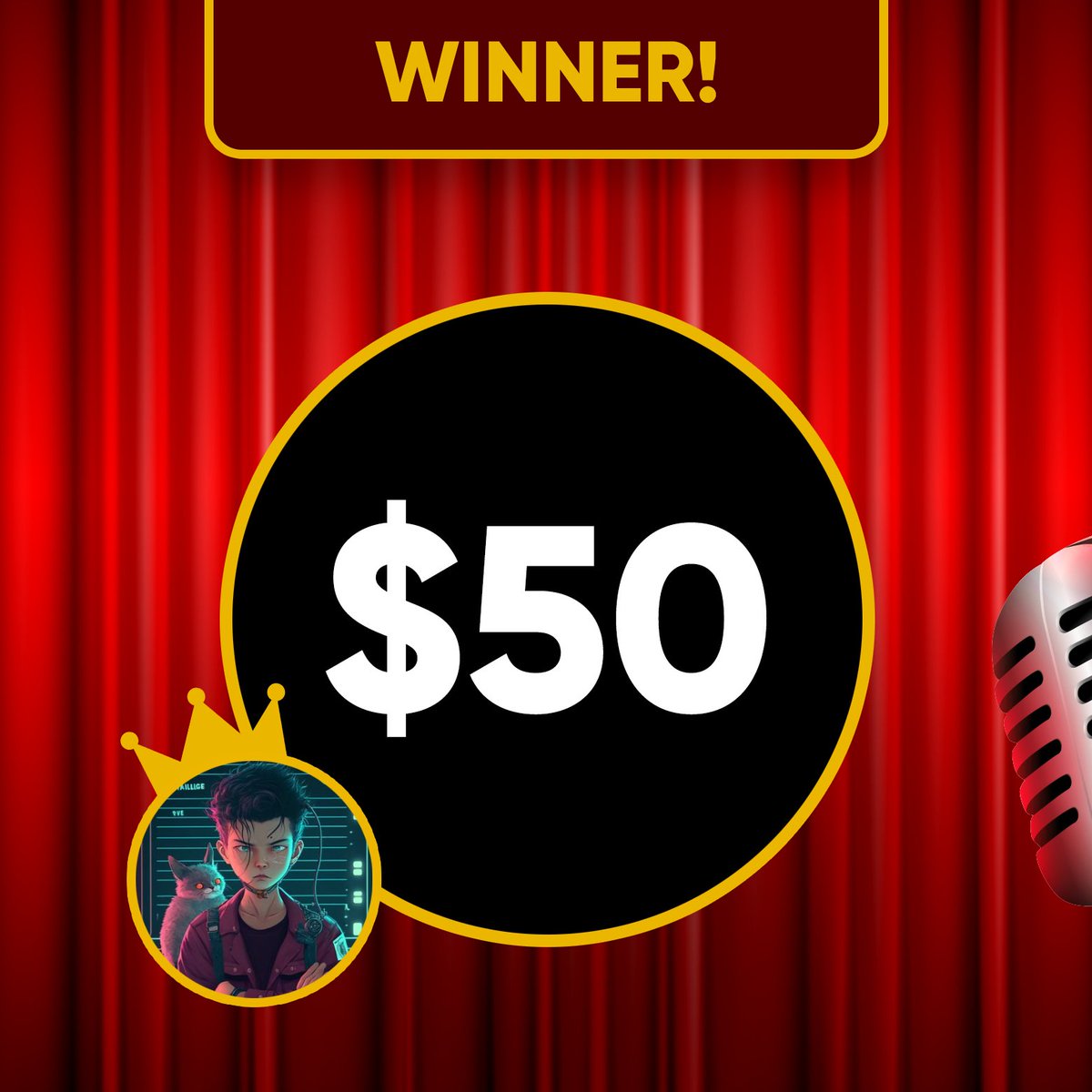 $50 PRIZE WINNER! 💰💰💰 Congratz @kunmi11112 jumped on stage yesterday, answered 5 questions on our show & won the prize! How to win rewards: ‣ Engage with posts ‣ Listen to the spaces Are you next? 🫵