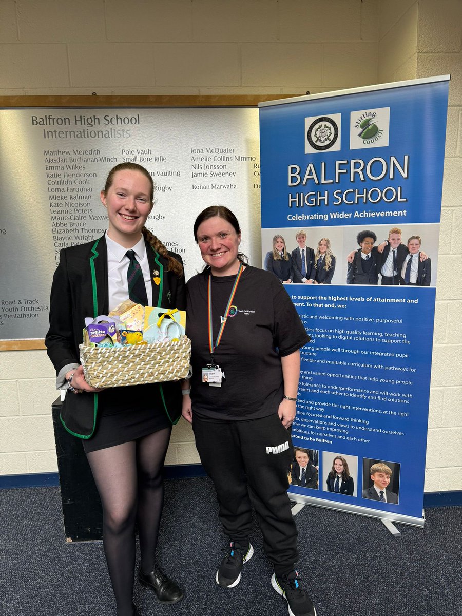 Congratulations to our @YoungScot Survey Easter Giveaway winner Murrin Thomson from @balfronhigh . Congratulations 🎉 Thank you to everyone who completed the survey 👏