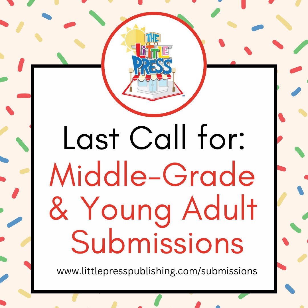 Last call for #MG and #YA submissions! Our submission window closes on Saturday (3/30). If you're on the fence, consider this your sign to submit. 👇🏽 littlepresspublishing.com/submissions