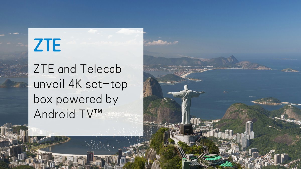 ZTE has entered into a strategic partnership with Telecab in Brazil to launch the commercial set-top box B866V2FA. 🇧🇷 This Android TV-powered device supports 4K resolution, delivering an immersive #TV viewing experience. 📺 Learn more: zte.com.cn/z/S0BLyT