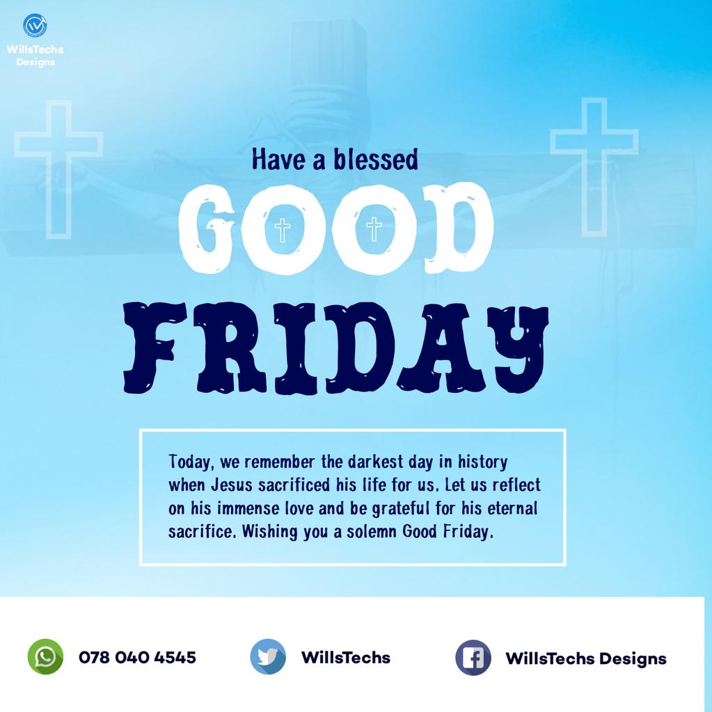 Have a Blessed Good Friday everyone 🙏🏾