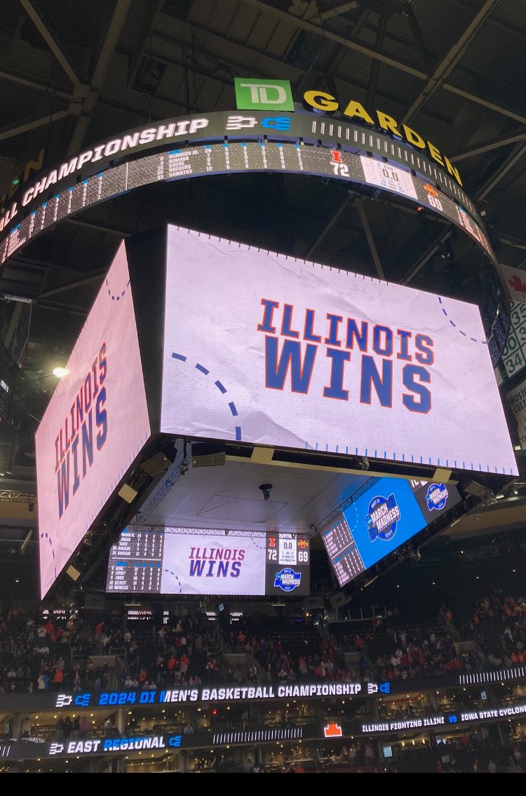 Let’s Go Illini Nation get ready for Saturday 6:09 Eastern tip-off against the Huskies.