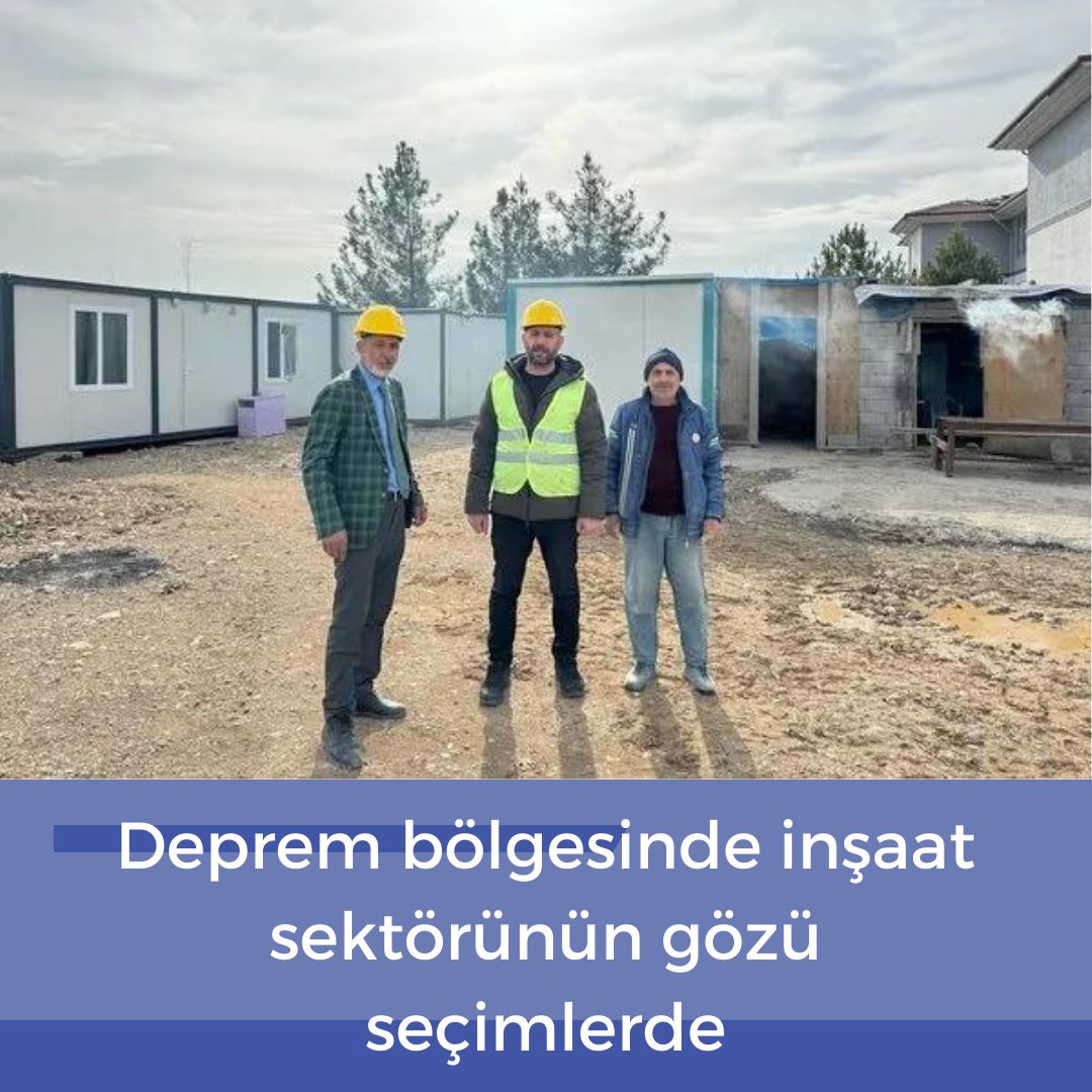 Deprem bölgesinde inşaat sektörünün gözü seçimlerde
turkiyeekspreshaber.com/genel/deprem-b… #inşaat #musakagoz #türkiyeekspreshaber