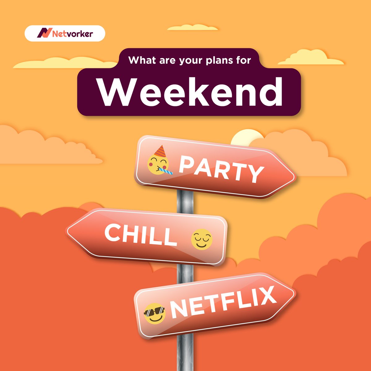 🌟 Ready for the weekend vibes? Let's make some plans! Whether it's hitting the dance floor, unwinding with a chill session, or diving into a Netflix marathon, we all have our go-to weekend rituals🎉💻
.
.
.
 #ChillandThrill #weekendplans #movie #plans #fridayfun #weekendvibes