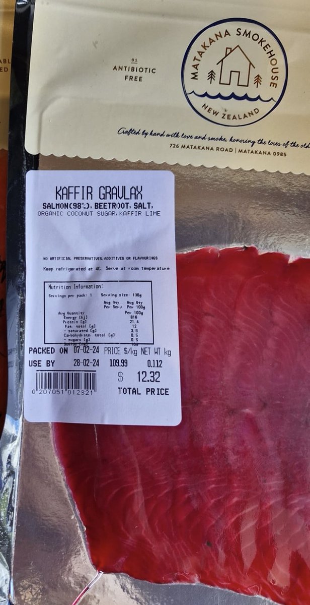Matakana Smokehouse is recalling a specific batch of two of its salmon products due to the possible presence of Listeria monocytogenes: * Citrus Gravlax (variable sizes) - Use By 10-04-24 * Kaffir Gravlax (variable sizes) - Use By 10-04-24 Full details 👉 bit.ly/3xbWzzz