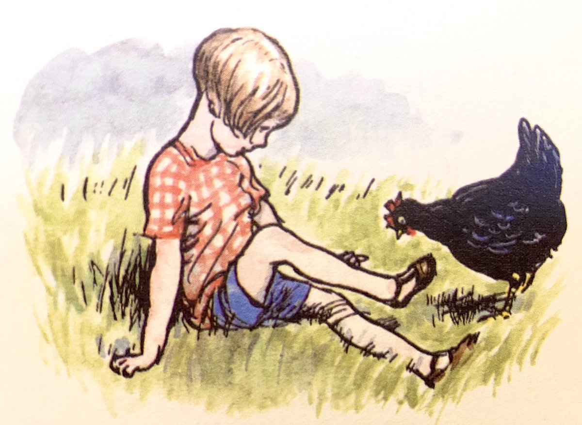 The Little Black Hen said, "What will you pay,
If I lay you an egg
For Easter Day?

"I'll give you a Please
And a How-do-you-do,
I'll show you a Bear
Who lives in the Zoo,
I'll show you the nettle-place
On my leg,
If you'll lay me a great big
Eastery egg.
~A.A.Milne #GoodFriday