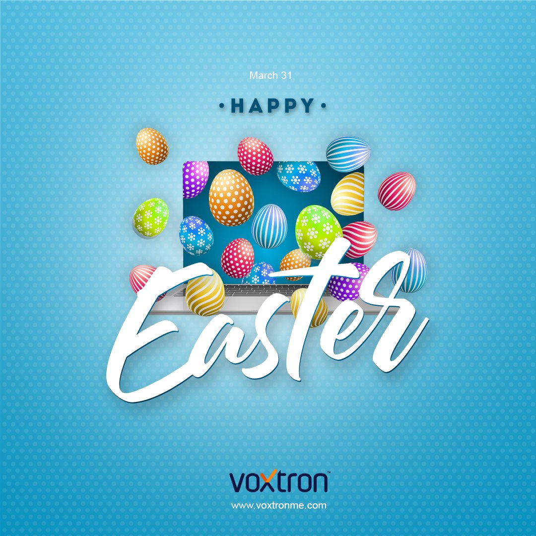 Voxtronsolution's tweet image. Wishing all our clients, partners, and colleagues a joyful Easter filled with happiness and togetherness. May this special day bring renewed hope and blessings to your lives. 

#HappyEaster #EasterSunday #easter2024 #EasterEggs #EasterWeekend #voxtron