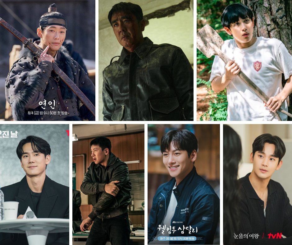 The 2024 Baeksang Award for Best Actor (Drama Category) potential nominees are:

1. #NamKoongMin - #MyDearest 
2. #RyuSeungRyong - #Moving
3. #ImSiWan - #Boyhood
4. #YooYeonSeok - #ABloodyLuckyDay
5. #JiChangWook - #WorstOfEvil / #WelcomeToSamdalri
6. #KimSooHyun - #QueenOfTears