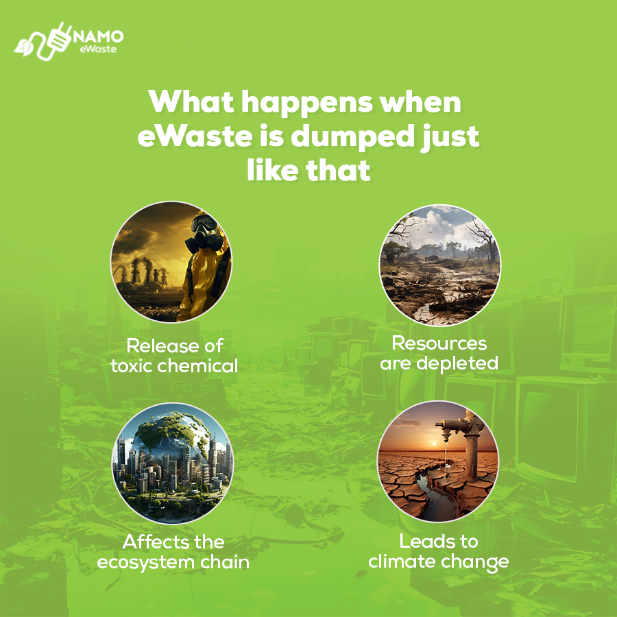 namoewm's tweet photo. Improper disposal of electronic items has far-reaching consequences for the environment, including pollution of air, water, and soil, depletion of natural resources, damage to ecosystems, and exacerbation of climate change. https://t.co/hqIiKZBhX5