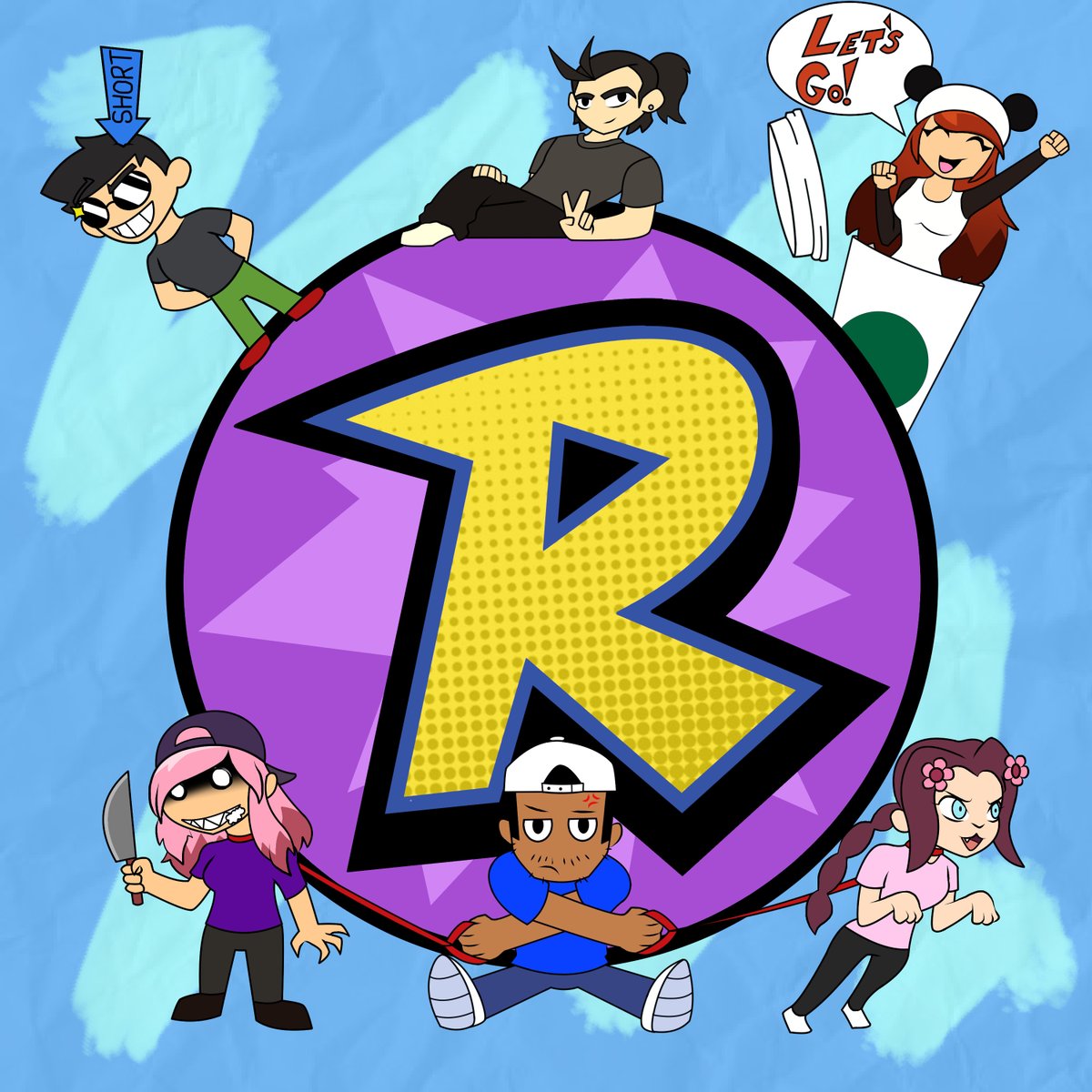@RecreyoYT was a channel I discovered by chance, and I am glad I have. Just seeing a group of friends together in crazy scenarios, just made each of my days. And although it will be ending soon, I cannot properly show how much I appreciate them... Hopefully this picture helps