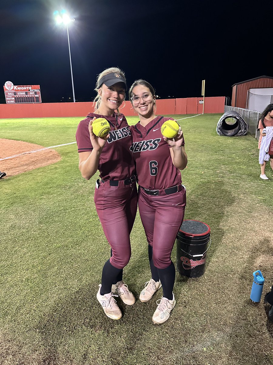 Great Night for Wolf Pack Softball… get the extra inning win. Seniors Abbi and Ashley each homered. Amazing team effort.