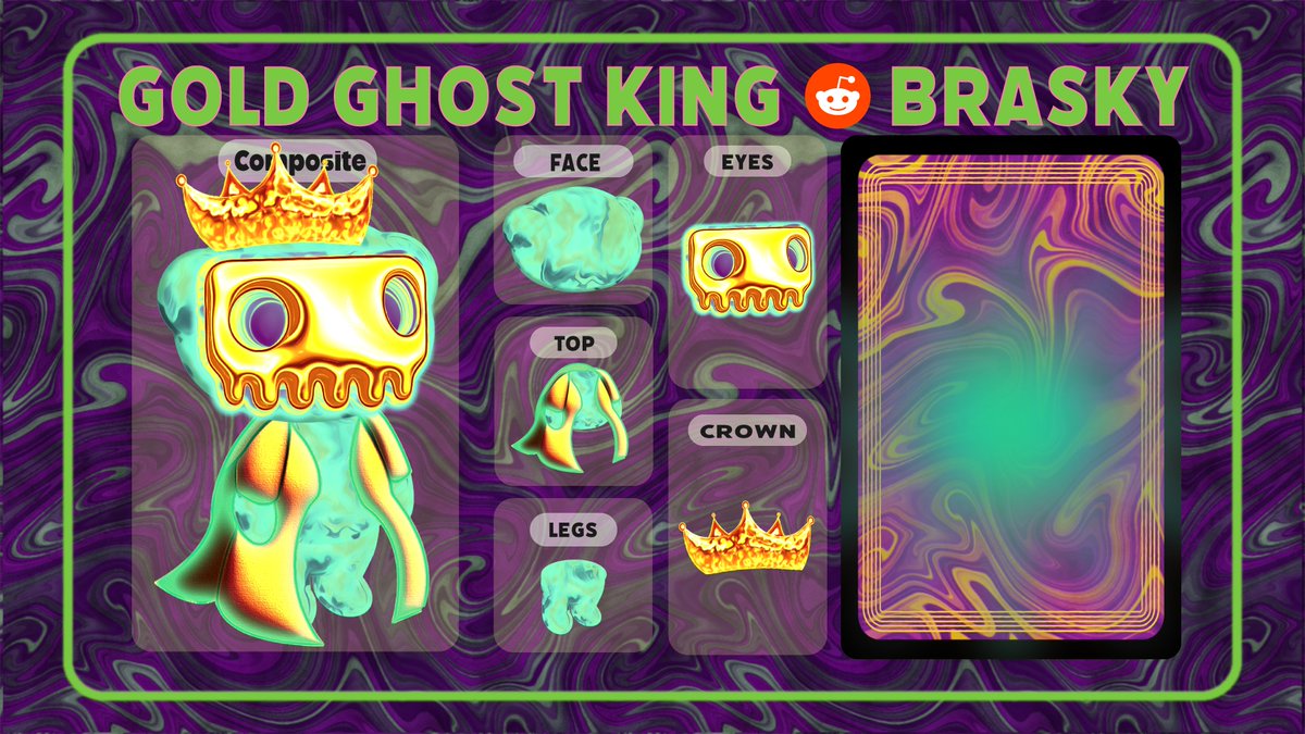 Gold Ghost King available in the shop now! 

<a href="/RCAX_io/">RCAX - Reddit Collectible Avatars eXplorer</a> <a href="/r_avatartrading/">r/avatartrading ⬆️</a> <a href="/Reddit/">Reddit, Inc.</a> #reddit #redditcollectibles #redditavatars
