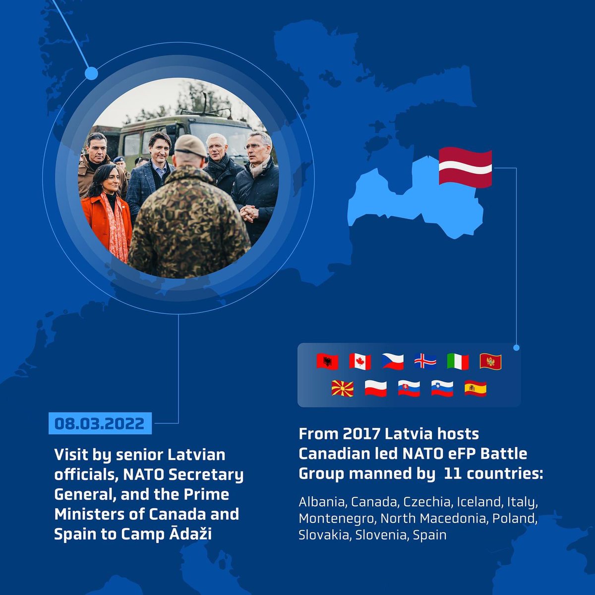 On 29 March 2004, after years of dedicated efforts, Latvia 🇱🇻 officially joined @NATO. For 20 years we have been a reliable and strong NATO Ally strengthening our own and transatlantic security. #LV20NATO #WeAreNATO #1NATO75years