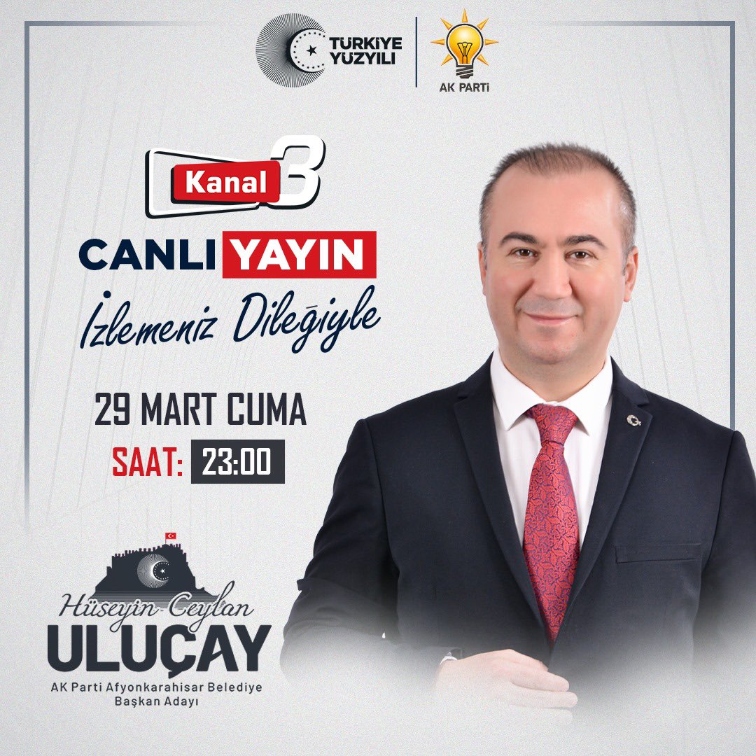 huseyinulucay03's tweet photo. Bugün saat 23:00’da Kanal 3‘te canlı yayın konuğu olacağım. 

İzlemeniz dileğiyle. https://t.co/utISoTn7Da