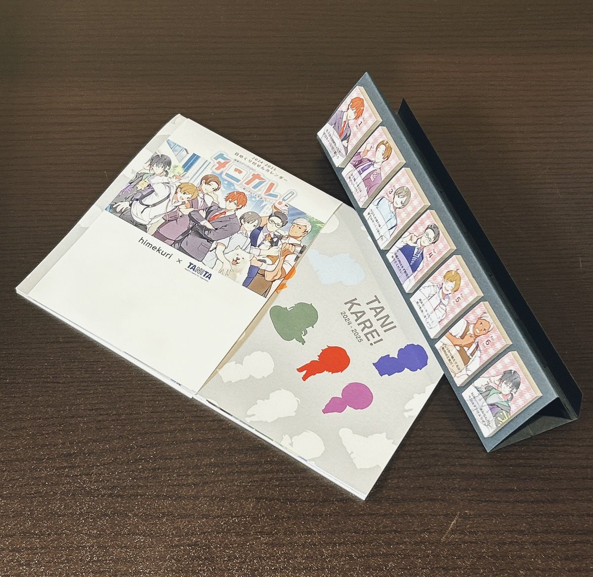 Voice1422's tweet image. 「#杜野まこ の今コレ！」
本日は『タニカレ！日めくり付せんカレンダー2024‐2025』をご紹介しました📅
皆さんは、どのキャラクターがタイプですか？
ぜひ公式サイトもチェックしてみてくださいね✍
tanikare.com
@tani_kare @TANITAofficial
#杜野まこ #ラジオ日本 #jorf