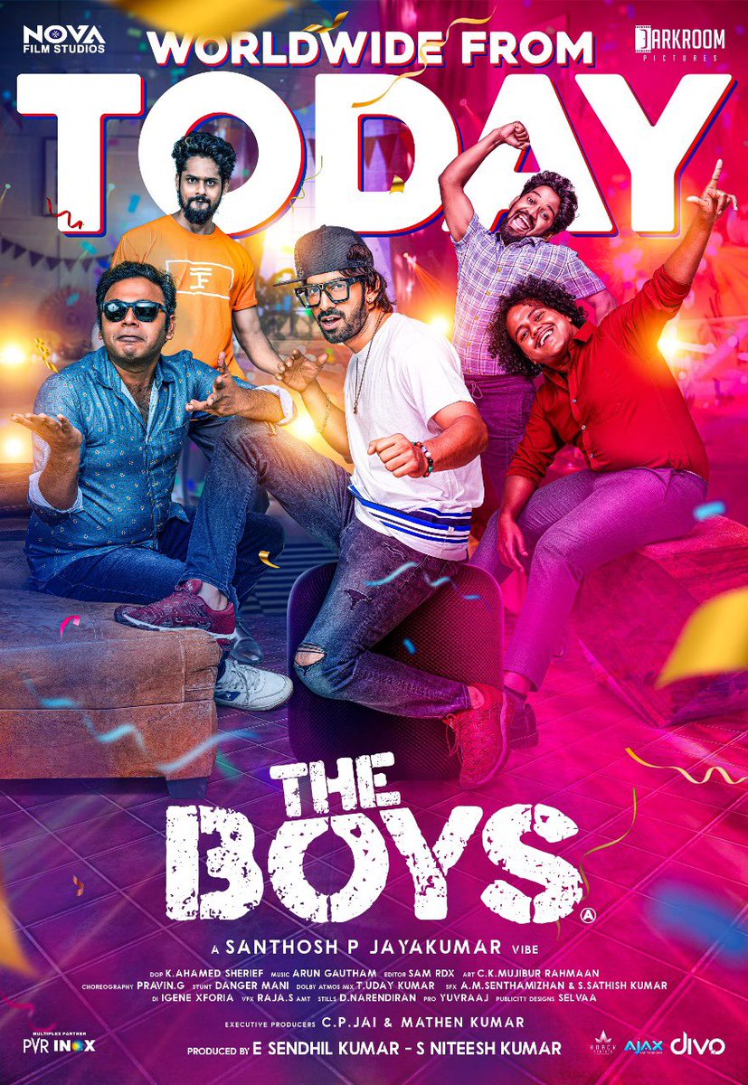 #TheBoysFromToday Congrats & all d best team @santhoshpj21 #NovaFilmStudios @darkroompic @proyuvraaj