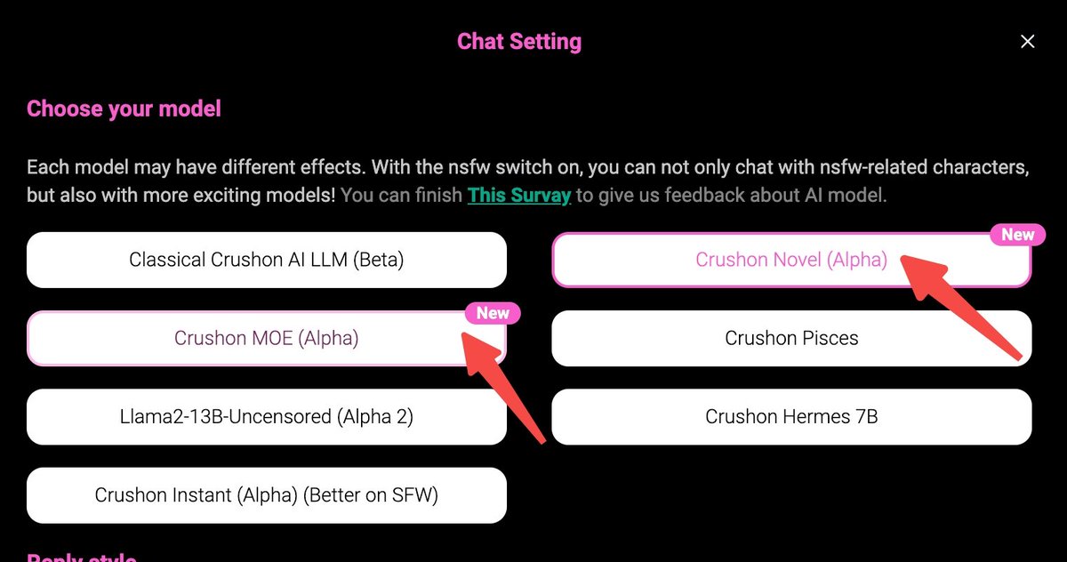 Crushon AI Models