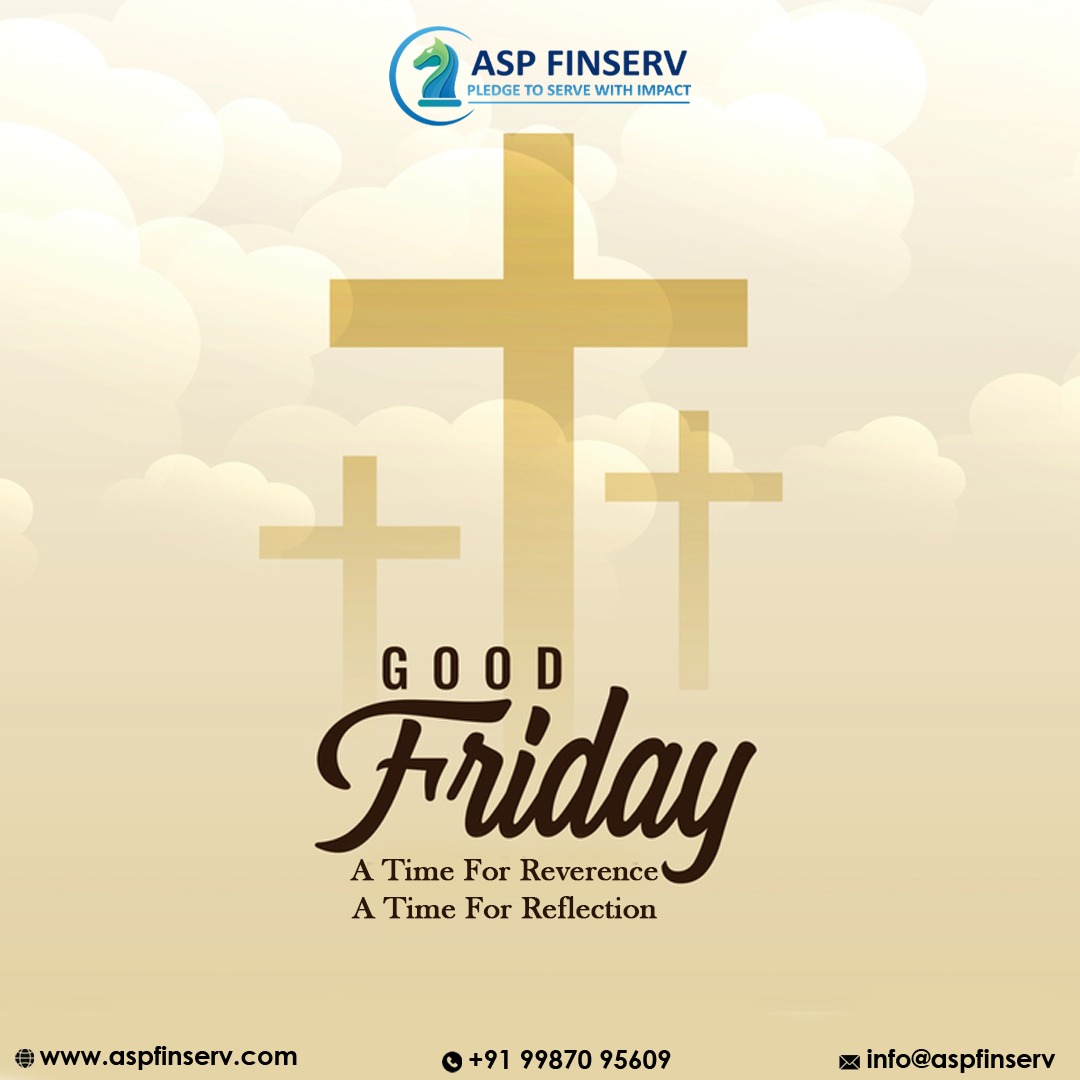 As we observe Good Friday, let us be reminded of the power of forgiveness, love, and redemption that Jesus Christ demonstrated through His life and sacrifice.
.
.
.
#ASPFinserv #GoodFridayReflections #EasterWeekend #SacrificeAndLove #HopeAndFaith #BlessedGoodFriday #JesusChrist