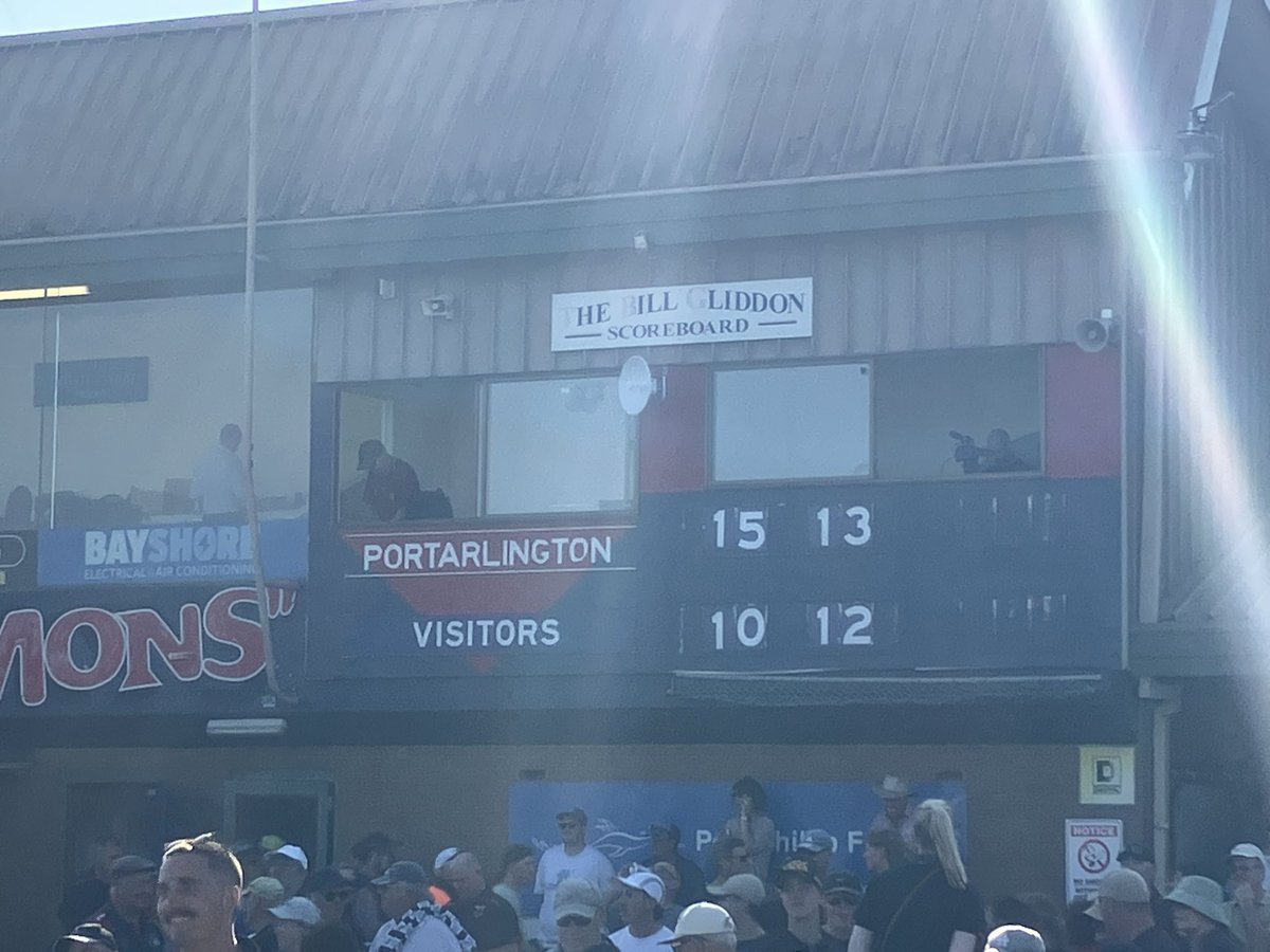 KrockFootball's tweet photo. The longest current drought in Victorian country football is over!

Portarlington snap a 68-game, 2071-day losing streak in beating Newcomb at Ron Evans Oval

Last win was Round 16, 2018

@AFLBarwon @aflvic @ctryfootyscores https://t.co/GYUYHQ1aX1