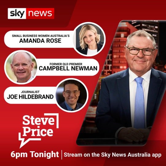 Join us for the Friday edition on Sky at 6aedt