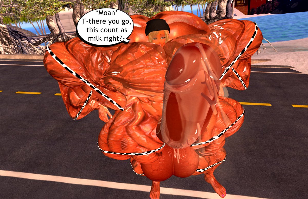 Whitney the... cow? I tought she was more like a bull ;P

#SecondLife #musclegrowth #musclegirl #bodybuilding #muscle