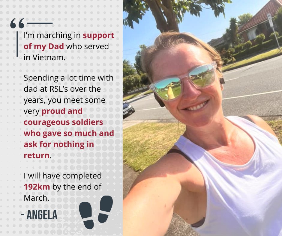 Celebrating the remarkable dedication of our March On participants!

Your unwavering commitment to our heroes inspires us every year.

There's still time to show your support at marchonchallenge.org.au.

 #Appreciation #MarchOn #SoldierOn #VeteranCommunity #MarchOn2024 #Charity