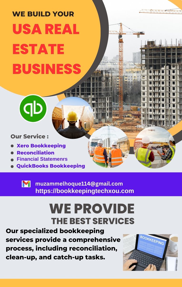 Techxoubook's tweet image. Real estate bookkeeping involves managing financial transactions and records specific to the real estate industry.