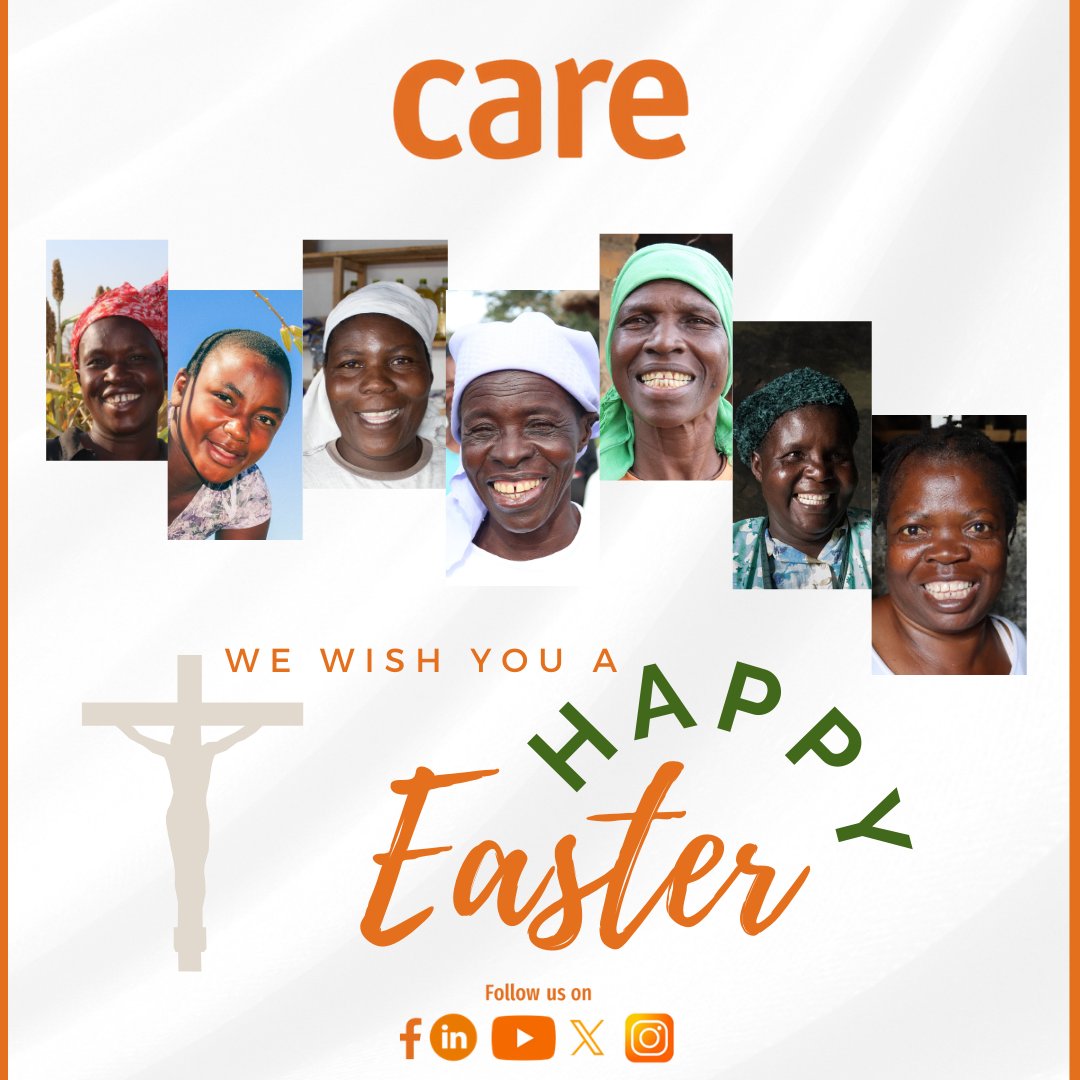 On behalf of the Country Director, Management, and Staff of CARE Zimbabwe, we wish you all a blessed Easter. #CAREZimbabwe #Easter2024 #WomensMonth