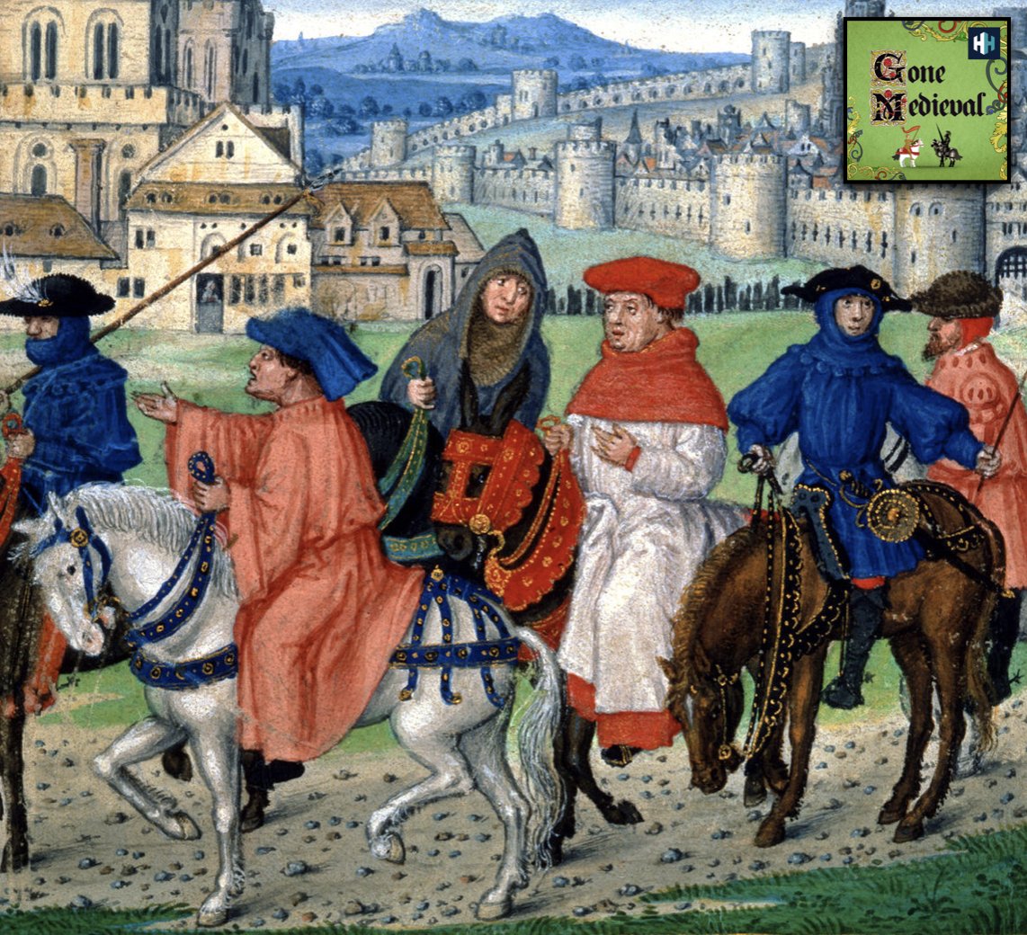 Why did people go on pilgrimage in the Middle Ages? What were its benefits? And why did some send others on their behalf? Today @MattLewisAuthor is joined by @Emma_J_Wells to discuss a practice that might be considered as the beginnings of tourism: eu1.hubs.ly/H08bQRC0