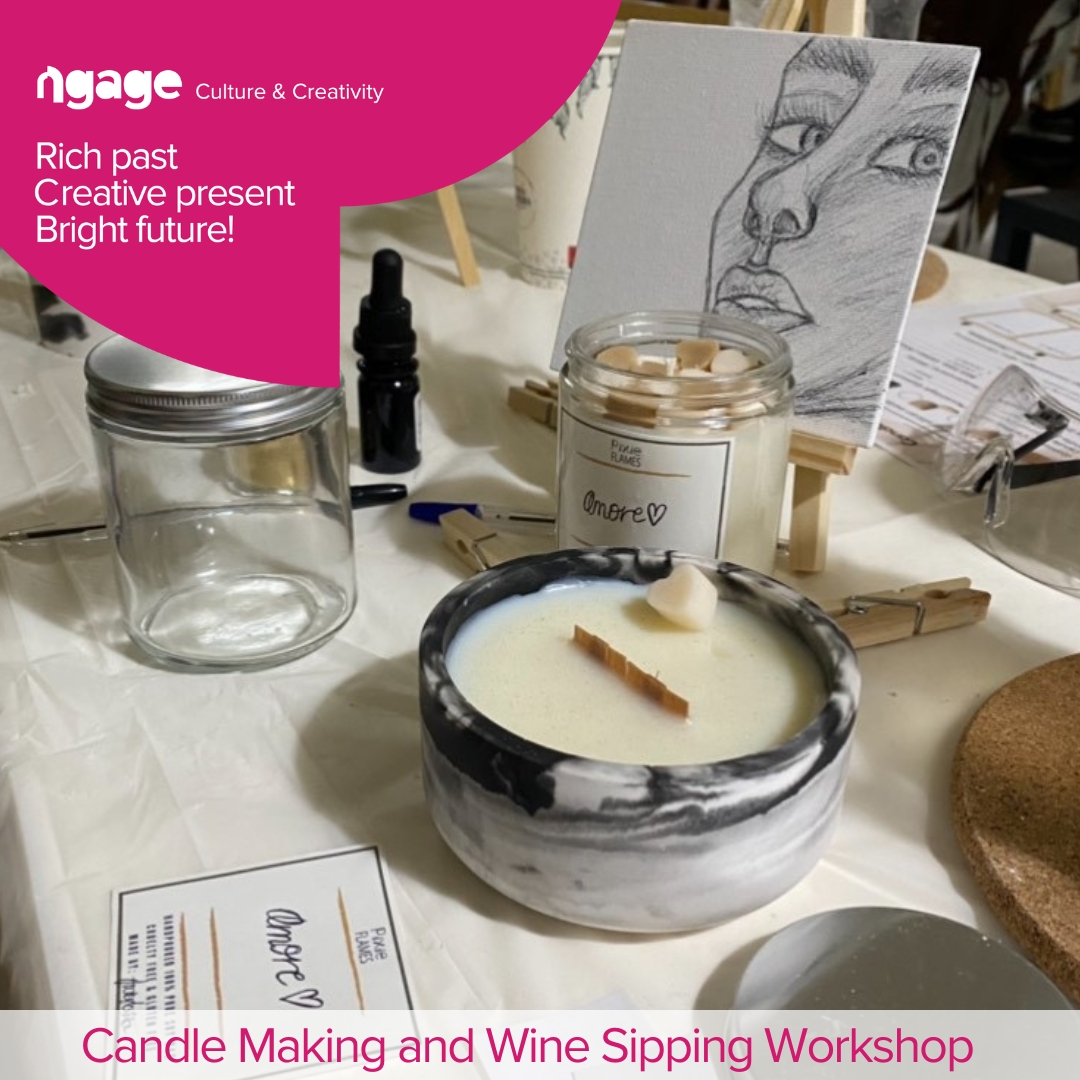 ✨ Dive into creativity with Pixie Flames' Candle Making & Wine Sipping Workshop! 🍷🎨 Join us at So Artsy Studio in Nicosia on March 30th & 31st for a delightful experience. DM them to reserve your spot now! #CandleMaking #WineSipping #Nicosia #VisitNicosia
