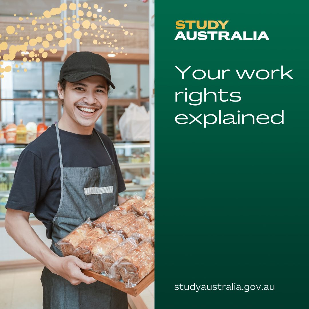 It is important that working international students are aware what their rights and responsibilities are as an employee in Australia. Work rights are explained here ➤ ow.ly/IN8250R0LYa