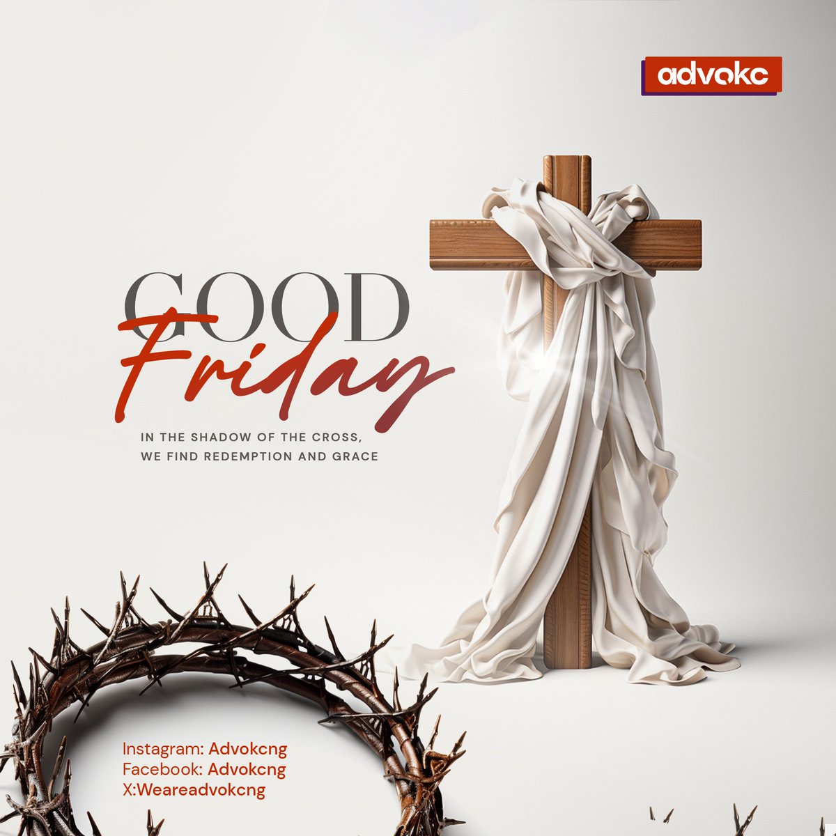Amidst the solemnity of Good Friday, we pause to reflect on the profound sacrifice and enduring love that epitomize this day. A time for introspection, for acknowledging the weight of burdens carried, and for finding solace in the promise of renewal and redemption. #GoodFriday