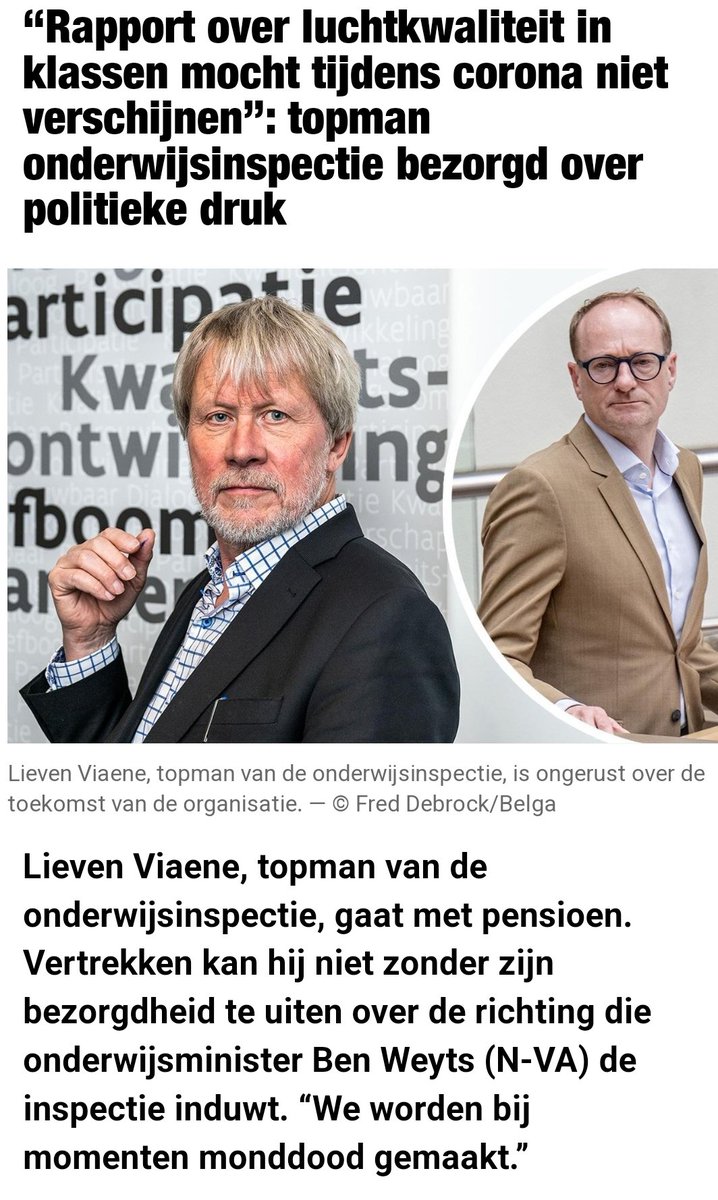 Lang geleden. De CO2-meters zijn verdwenen. De bedriegers zijn er nog altijd. <a href="/BenWeyts/">Ben Weyts</a>,  <a href="/vanranstmarc/">Marc Van Ranst</a> ook. Om er maar twee te noemen.