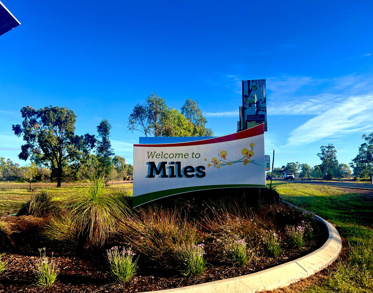 javieriru's tweet image. Pueblos y ciudades de Australia #miles #queensland