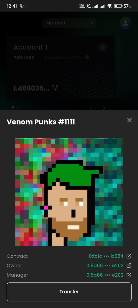 I minted this one @venom_punks #VenomPunks